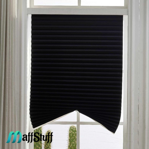 Jaluzea fereastră PVC Jaluzea textilă autoadezivă Prindere ușoară pentru jaluzea Jaluzele decorative pentru ferestre Întunecare ferestre PVC Îmbunătățire ambient interior Înfrumusețare fereastră PVC [14]