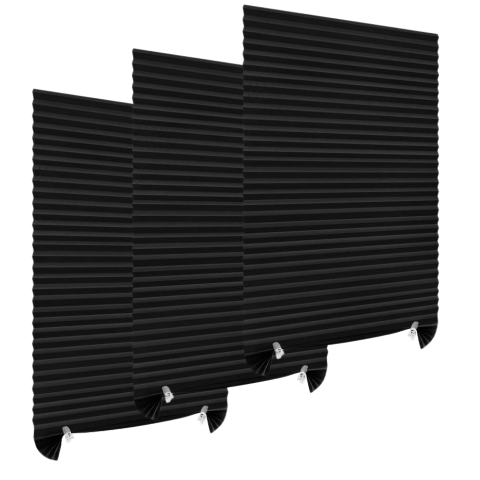 Jaluzea fereastră PVC Jaluzea textilă autoadezivă Prindere ușoară pentru jaluzea Jaluzele decorative pentru ferestre Întunecare ferestre PVC Îmbunătățire ambient interior Înfrumusețare fereastră PVC [0]