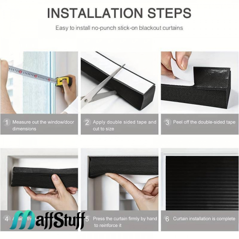 Jaluzea fereastră PVC Jaluzea textilă autoadezivă Prindere ușoară pentru jaluzea Jaluzele decorative pentru ferestre Întunecare ferestre PVC Îmbunătățire ambient interior Înfrumusețare fereastră PVC [27]