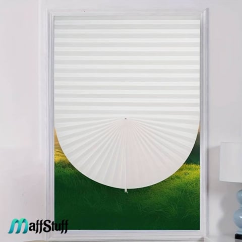 Jaluzea fereastră PVC Jaluzea textilă autoadezivă Prindere ușoară pentru jaluzea Jaluzele decorative pentru ferestre Întunecare ferestre PVC Îmbunătățire ambient interior Înfrumusețare fereastră PVC Împrospătare decor fereastră Decorațiuni pentru ferestre din PVC Jaluzele autoadezive de calitate Ambiente confortabil în locuință Design interior cu jaluzele [16]