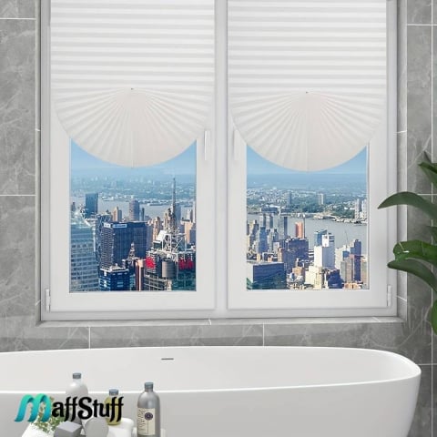 Jaluzea fereastră PVC Jaluzea textilă autoadezivă Prindere ușoară pentru jaluzea Jaluzele decorative pentru ferestre Întunecare ferestre PVC Îmbunătățire ambient interior Înfrumusețare fereastră PVC Împrospătare decor fereastră Decorațiuni pentru ferestre din PVC Jaluzele autoadezive de calitate Ambiente confortabil în locuință Design interior cu jaluzele [6]
