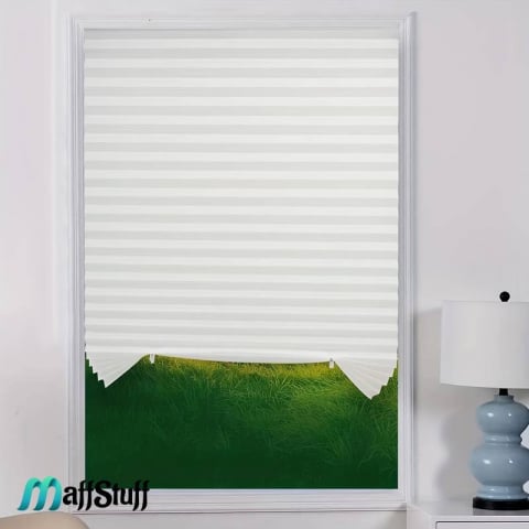 Jaluzea fereastră PVC Jaluzea textilă autoadezivă Prindere ușoară pentru jaluzea Jaluzele decorative pentru ferestre Întunecare ferestre PVC Îmbunătățire ambient interior Înfrumusețare fereastră PVC Împrospătare decor fereastră Decorațiuni pentru ferestre din PVC Jaluzele autoadezive de calitate Ambiente confortabil în locuință Design interior cu jaluzele [5]
