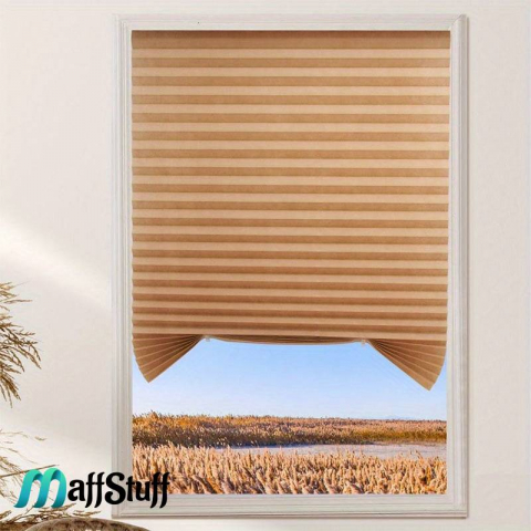 Jaluzea fereastră PVC Jaluzea textilă autoadezivă Prindere ușoară pentru jaluzea Jaluzele decorative pentru ferestre Întunecare ferestre PVC Îmbunătățire ambient interior Înfrumusețare fereastră PVC Împrospătare decor fereastră Decorațiuni pentru ferestre din PVC Jaluzele autoadezive de calitate Ambiente confortabil în locuință Design interior cu jaluzele [13]
