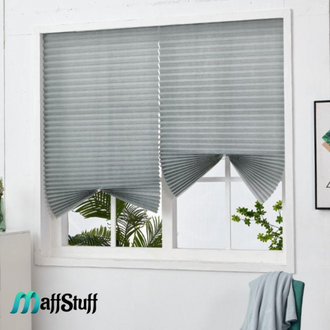 Mobilier - Jaluzele - Jaluzea fereastră PVC Jaluzea textilă autoadezivă Prindere ușoară pentru jaluzea Jaluzele decorative pentru ferestre Întunecare ferestre PVC Îmbunătățire ambient interior Înfrumusețare fereastră PVC Împrospătare decor fereastră Decorațiuni pentru ferestre din PVC Jaluzele autoadezive de calitate Ambiente confortabil în locuință Design interior cu jaluzele