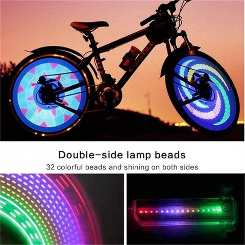 Lampa LED pentru Bicicleta – Lumina RGB Dinamica, Compatibilitate Universala [16]