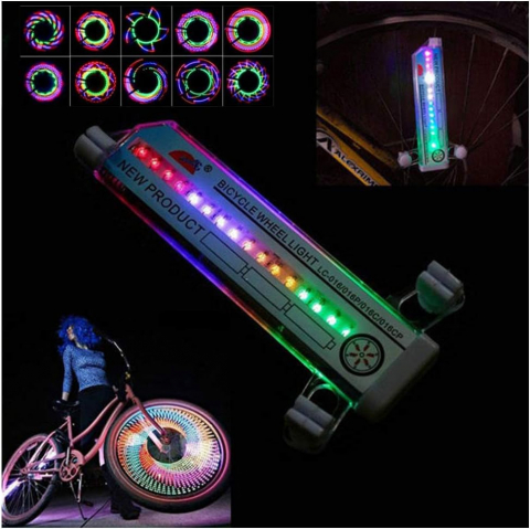 Lampa LED pentru Bicicleta – Lumina RGB Dinamica, Compatibilitate Universala [19]