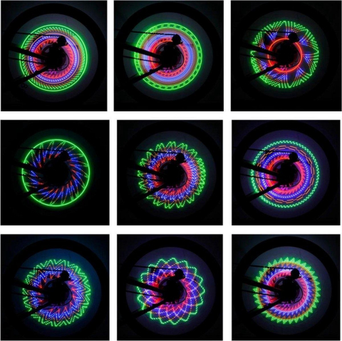 Lampa LED pentru Bicicleta – Lumina RGB Dinamica, Compatibilitate Universala [14]