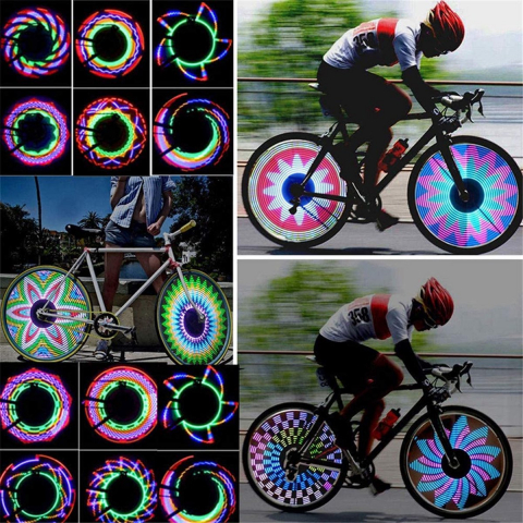 Lampa LED pentru Bicicleta – Lumina RGB Dinamica, Compatibilitate Universala [10]