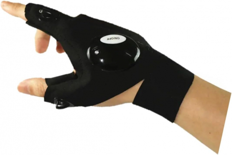 Mănuși Sport cu LED – Vizibilitate Nocturnă, Alergare, Ciclism, Baterii Incluse [4]