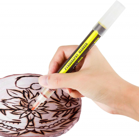 Unelte - Accesorii DIY - marker pirogravură lemn marker efect ars lemn marker DIY lemn marker personalizare lemn marker vopsea lemn marker cadouri personalizate lemn marker jucării lemn marker artizanat lemn marker desen lemn marker scris lemn