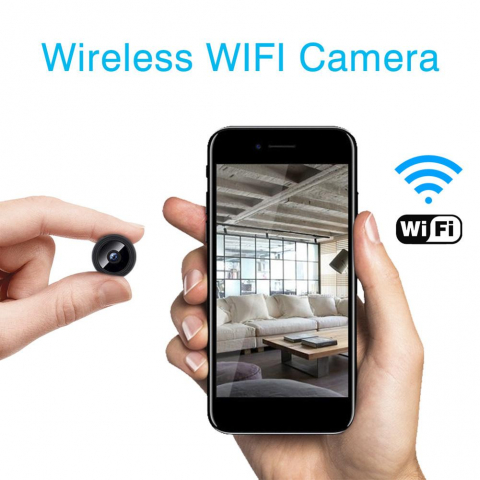 Mini cameră supraveghere wireless WiFi IP HD 1080P – securitate acasă & monitorizare bebeluși [5]