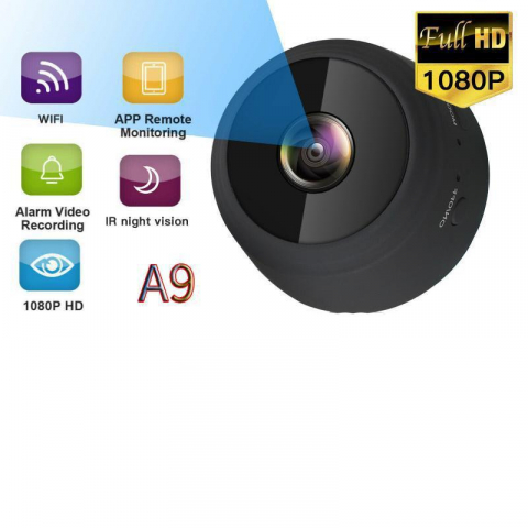 Mini cameră supraveghere wireless WiFi IP HD 1080P – securitate acasă & monitorizare bebeluși [14]
