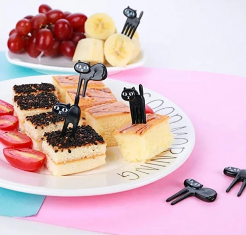 Mini Furculițe pentru Fructe & Prăjituri – Set Sigur pentru Copii, Reutilizabile & Durabile [16]