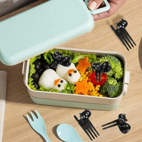 Mini Furculițe pentru Fructe & Prăjituri – Set Sigur pentru Copii, Reutilizabile & Durabile [1]