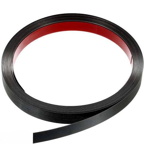 Unelte - Accesorii DIY - Bandă decorativă adezivă inox negru periat brushed black