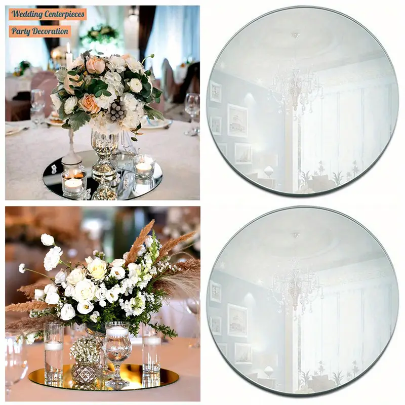 Set 6 Oglinzi Autoadezive Cercuri – Acrilic Reflectorizant, 20x20 cm, Decor Modern [37]