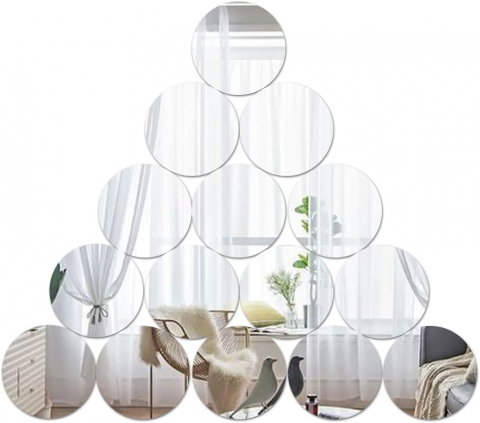Set Oglinzi Acrilice Autoadezive Buline – Decor Perete, Mobilă, Reflectorizante, 3 cm / 5 cm [19]