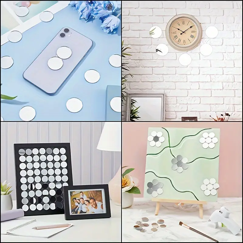 Set Oglinzi Acrilice Autoadezive Buline – Decor Perete, Mobilă, Reflectorizante, 3 cm / 5 cm [14]