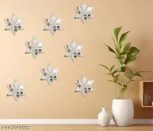 Set 100 Oglinzi Autoadezive Diamant Romb – Acrilic Reflectorizant, 2.5x1.3 cm, Decor Modern [4]