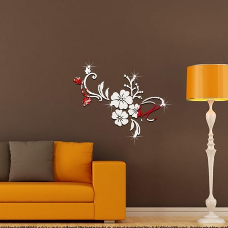 Oglinzi Autoadezive Flori Decorative [4]