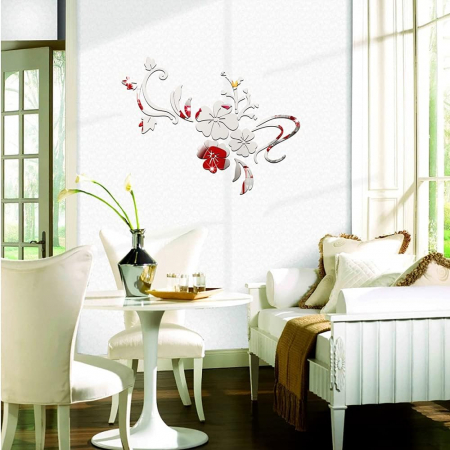 Oglinzi Autoadezive Flori Decorative [5]