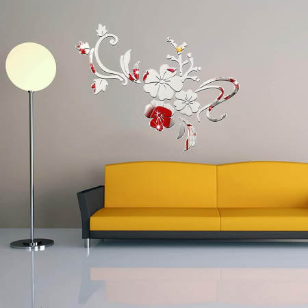 Oglinzi Autoadezive Flori Decorative [1]