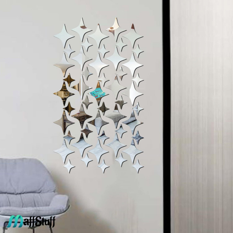 Oglinzi Decorative de Perete, Moderne, Model Stele cu 4 Colturi [1]