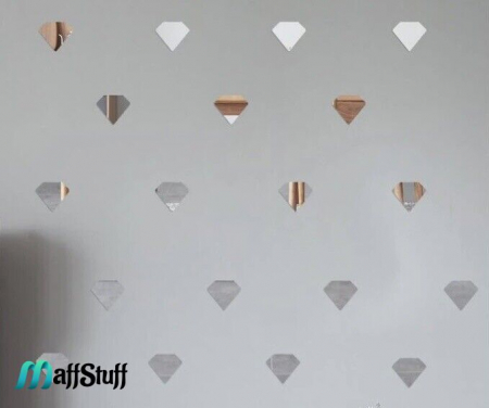 Oglinzi Decorative de Perete, Moderne, Model Diamant, din Acril de Calitate Superioara [9]