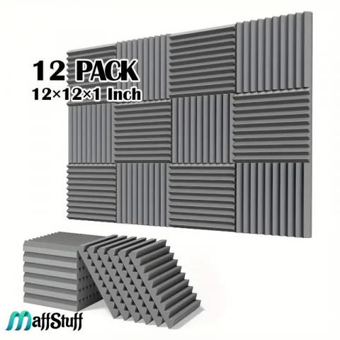 Pentru Mobilier - Pereți - Panouri fonoabsorbante autoadezive Izolare acustică Burete poliuretanic Reducerea zgomotului Reducerea ecoului Absorbție fonică Estetică acustică Soluții de izolare fonică   Amenajări interioare acustice