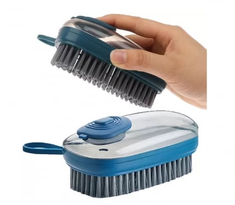 Perie cu Recipient pentru Detergent – Ideală pentru Curățarea Covoarelor, Hainelor și Suprafețelor [4]