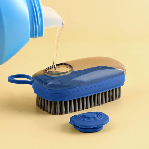 Perie cu Recipient pentru Detergent – Ideală pentru Curățarea Covoarelor, Hainelor și Suprafețelor [9]