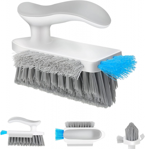 Curățenie - Întreținere - Perie Multifuncțională 4în1 – Curățenie Bucătărie, Baie, Balcon, Peri Aspri, Racletă, PVC