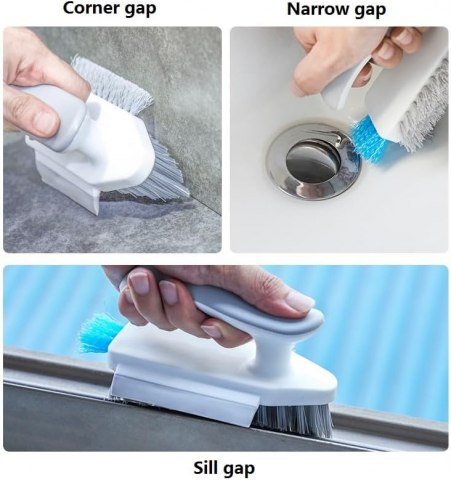 Perie Multifuncțională 4în1 – Curățenie Bucătărie, Baie, Balcon, Peri Aspri, Racletă, PVC [11]