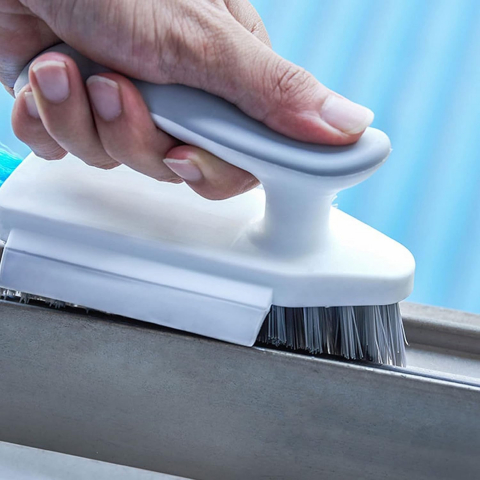 Perie Multifuncțională 4în1 – Curățenie Bucătărie, Baie, Balcon, Peri Aspri, Racletă, PVC [9]