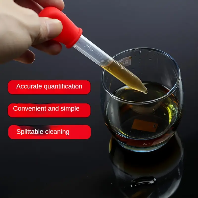 Pipetă Gradată 5 ml – Precizie și Siguranță, PVC + Silicon Fără BPA [20]