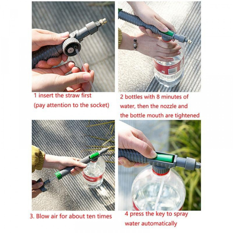 Pulverizator Manual Sub Presiune Pentru Sticle pompa de aer de inalta presiune reglabila pulverizator de mana pulverizator pentru sticle pulverizator cu presiune pulverizator apa pulverizator de mana [13]