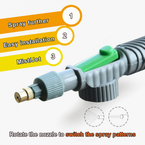 Pulverizator Manual Sub Presiune Pentru Sticle pompa de aer de inalta presiune reglabila pulverizator de mana pulverizator pentru sticle pulverizator cu presiune pulverizator apa pulverizator de mana [15]