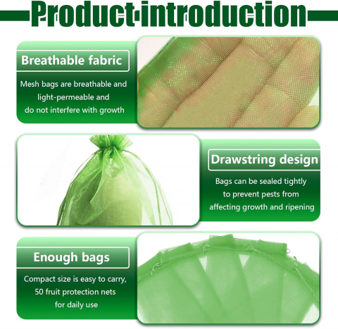 Set 20 Pungi Protectie Fructe si Legume – Protejeaza de Daunatori si Insecte [19]