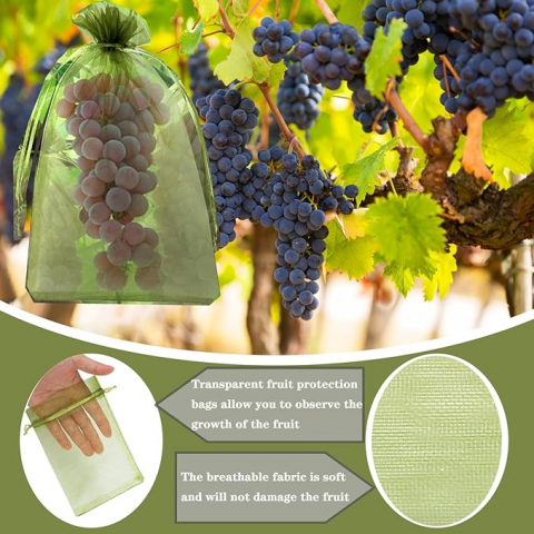 Set 20 Pungi Protectie Fructe si Legume – Protejeaza de Daunatori si Insecte [22]