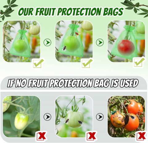 Set 20 Pungi Protectie Fructe si Legume – Protejeaza de Daunatori si Insecte [23]