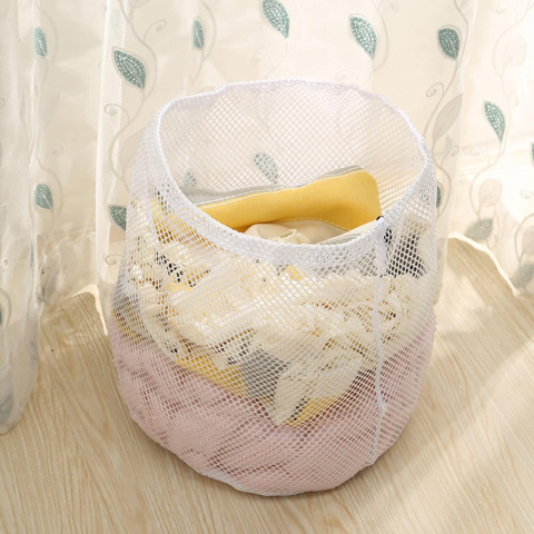 Sac de Spălat Rufe – Protecție Delicată, Material Textil Alb Pur [4]