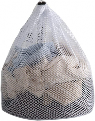 Sac de Spălat Rufe – Protecție Delicată, Material Textil Alb Pur [7]
