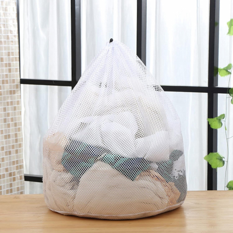 Sac de Spălat Rufe – Protecție Delicată, Material Textil Alb Pur [13]