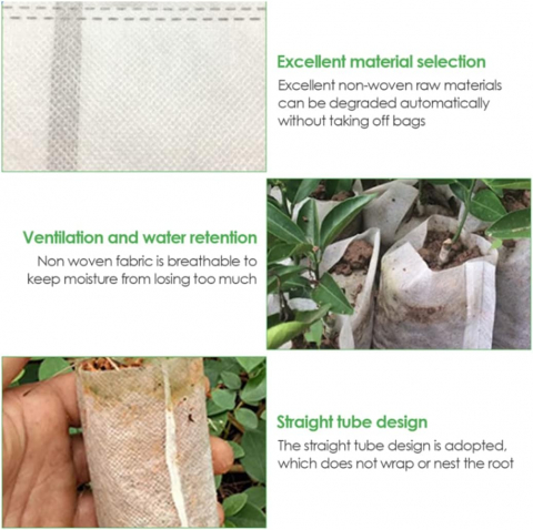 Sac Germinat Semințe – Material Biodegradabil, Set 100 Bucăți [14]
