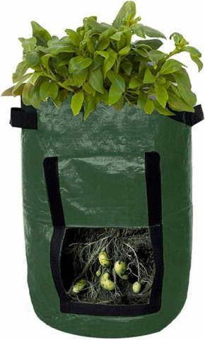 Sac pentru Plantat Legume și Fructe – Cartofi, Ceapă, Roșii, PVC Premium, 27x32 cm, 26.5 L [1]
