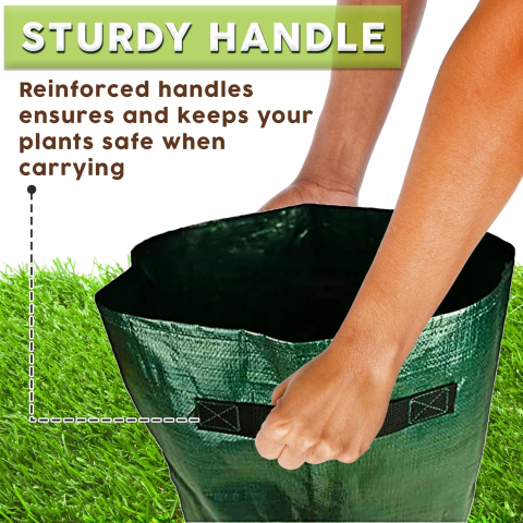 Sac pentru Plantat Legume și Fructe – Cartofi, Ceapă, Roșii, PVC Premium, 27x32 cm, 26.5 L [8]