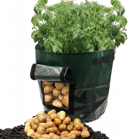 Unelte - Accesorii DIY - Sac pentru Plantat Legume și Fructe – Cartofi, Ceapă, Roșii, PVC Premium, 27x32 cm, 26.5 L