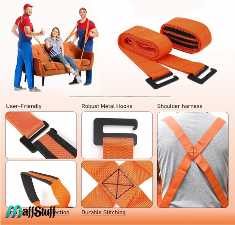 Dispozitiv mutat mobila dispozitiv ridicat mobila CHINGI MANIPULARE OBIECTE VOLUMINOASE Set curele pentru ridicat si transportat dispozitiv pentru mutat mobila ham carat mobila carat mobila set transportat si ridicat mobila [14]
