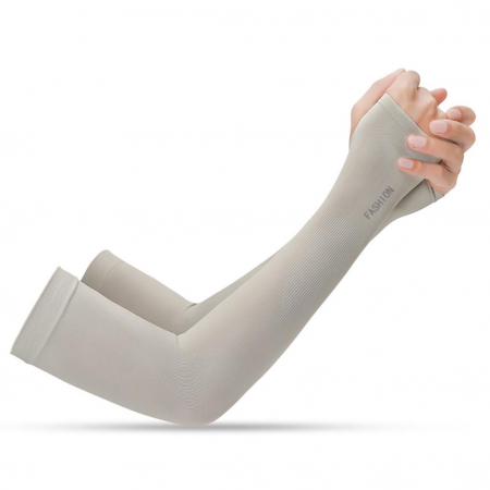 Set 2 mâneci elastice protecție braț și mână – unisex, UV [4]