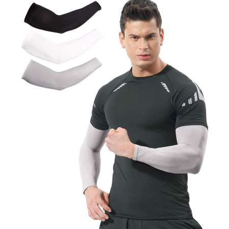 Set 2 mâneci elastice protecție braț și mână – unisex, UV [7]